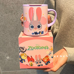 Tasse isolée en acier inoxydable <span class=keywords><strong>Disney</strong></span> de vente chaude avec poignée tasse à café et à lait de dessin animé avec boîte-cadeau pour la maison et le bureau - Product Image 2