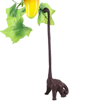 Étagère multifonctionnelle en fonte de fer, design créatif, motif animal ou dinosaure, bronze vintage, moderne et durable, pour la maison et la cuisine - Vente chaude