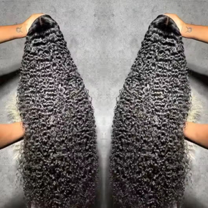 Peluca frontal de encaje HD 13x6 de 30 pulgadas con ondas profundas, cabello humano virgen brasileño de 250 de densidad, pelucas frontales de encaje HD pre-arrancadas - Product Image 2
