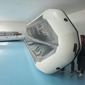 Bote Inflable de PVC de 2m a <span class=keywords><strong>8m</strong></span> de Largo con Piso de Madera Contrachapada en Color Gris Claro - Product Image 5