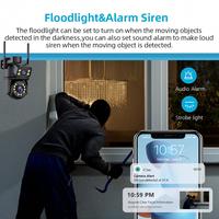 Caméra de sécurité ICSEE pour la maison, double objectif 6MP, WIFI 2.4G 5G, caméra CCTV, sécurité à 360 degrés, suivi automatique, caméra IP Alexa