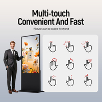 Kiosco Interactivo con Pantalla Táctil, Máquina de Publicidad Vertical Delgada y Ultradelgada para Comercio Minorista