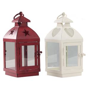 Faroles Pequeños para Velas/Chimenea, Decoración Navideña para el Hogar y Bodas, Farol con Asa, Farol de <span class=keywords><strong>Metal</strong></span> para Velas Navideñas - Product Image 1