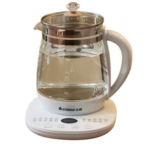 Hervidor eléctrico Chigo de 1.8L de vidrio con control de temperatura y apagado automático para uso en el hogar y la oficina. - Product Image 5