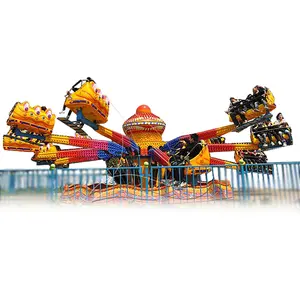 Fun outdoor theme park thrilling amusement rides china supply thrill play games high quality crazy bounce jumping ride for sale