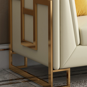 Sofá<span class=keywords><strong>s</strong></span> modernos para sala de estar, sofá de lujo, salones seccionales, sofá Chesterfield de cuero genuino, conjunto para el hogar, oficina, muebles de Hotel - Product Image 5