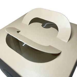 Caja con Forma de Pastel Personalizable con Diseños Exclusivos para Guardar Pan, Pasteles y Donuts, Caja de Entrega Segura para Pasteles - Product Image 3