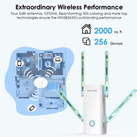 Repetidor WiFi 6 Wavlink AX3000, Router AP de Doble Banda, 4 Antenas AERIAL D6X