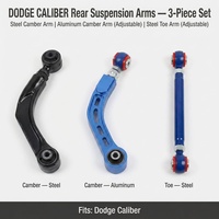 Bras de suspension réglable pour carrossage arrière, en acier forgé avec bagues en aluminium et rotules Heim, pour Dodge Caliber, vente en gros directe usine