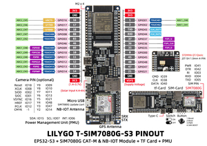 En Stock, Placa de Desarrollo LILYGO T-SIM7080G-S3 ESP32-S3 Cat-M NB-IoT WiFi BLE 5.0 - Product Image 5