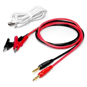 Cable de alimentación y micro cable de comunicación para salida RD6012 RD6012P RD6018, clip de cocodrilo RD 25A DC banana