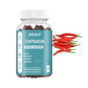 Capsaicina Cuidado de la salud natural Extracto de planta sintética suplemento 500mg Capsaicina gomitas - Product Image 1