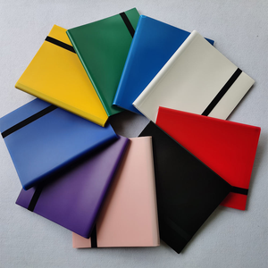 Carpeta de Tarjetas con Cierre de Correa y Anillas 360°, Colores Pastel A4, Compatible con 4-9 Bolsillos, Álbum de Tarjetas, Carpeta con Carga Lateral para Tarjetas de Juego - Product Image 3