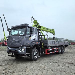 हॉओ 6x4 ट्रक घुड़सवार क्रेन वजन उठाने के लिए 14 टन टेलीस्कोपिक बूम क्रेन ट्रक - Product Image 2