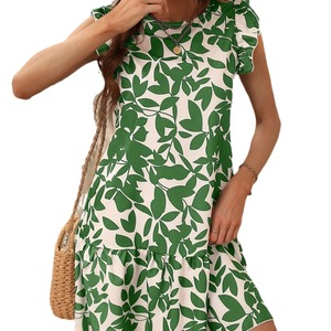 Women's Elegant Diamond-Decorated Seaside Casual Dress - Product Image 5