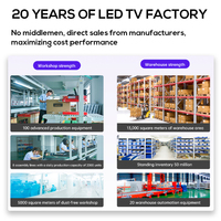 Téléviseurs Intelligents Weier OEM à Écran Plat LED 4K Android, Tailles 32 42 43 50 55 65 75 85 Pouces