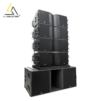 Conjunto de Altavoces Line Array 8+2 K212-A KS28-A Subwoofer de 2400W RMS con Estuches