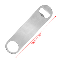 Ouvre-bouteille plat 2-en-1 en acier inoxydable plaqué couleur, épaisseur 2,0 mm, lame de barman rapide pour vin et bière, idéal pour les fêtes et les clubs