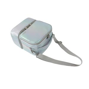 Sac à dos holographique en gros pour garçons et filles, sac à dos tendance irisé brillant, sac isotherme pour le déjeuner, idéal pour le style urbain quotidien - Product Image 6