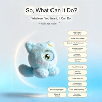 Jouet interactif vocal IA pour chat en peluche avec Wi-Fi, robot compagnon émotionnel, animal en peluche, recharge Type-C, cadeau musical pour