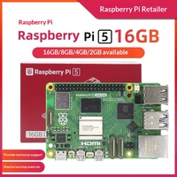 Placa de Desarrollo Compatible con 4B 5B 8GB Pi 5, USB, Ethernet, WiFi6E, Kit de Desarrollo de IA para Programación en Python