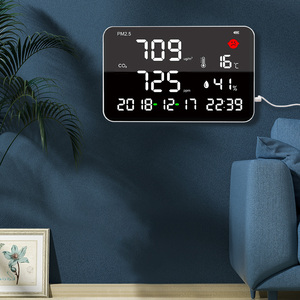 Wall Mount CO2 Meter & PM2.5 chất lượng không khí màn hình với màn hình lớn hiển thị CO2 400-5000ppm nhiệt độ và độ ẩm Meter - Product Image 4