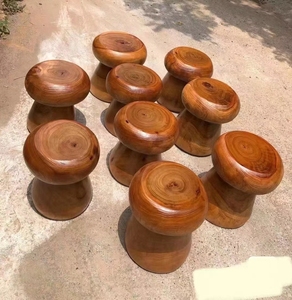 Sgabello a Forma <span class=keywords><strong>di</strong></span> Tronco d'Albero Naturale, <span class=keywords><strong>Tavolino</strong></span> a Fungo, Tavolo per Piante in <span class=keywords><strong>Legno</strong></span> Naturale, Sgabello Statua da Esterno - Product Image 5