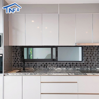 Fenêtre coulissante horizontale en aluminium moderne pour cuisine de villa, insonorisée, en verre, pour chambre à coucher, salon, appartement