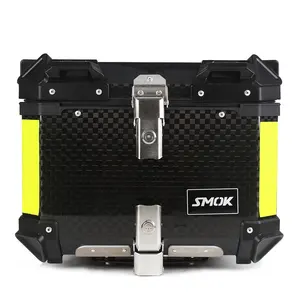 Custom 45L Carbon Fiber Top box Motorcycle Rear Top Case 12K luxury accessories for waterproof Moto Tail Boxes