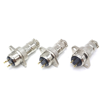 DENGFENG YL1-16 GX16 Connecteur circulaire mâle diamanté et prise femelle 2 3 4 5 6 7 8 broches, Prise d'aviation