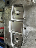 TianXiang ANGLE Asas de barra oscilante de plástico estilo americano para ataúd, accesorios de ferretería martillada para ataúd, suministros funerarios