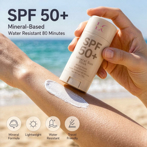 Stick <span class=keywords><strong>Solare</strong></span> Minerale Lance SPF <span class=keywords><strong>50</strong></span>+ Leggero e Resistente all'Acqua per Viso e <span class=keywords><strong>Corpo</strong></span>, <span class=keywords><strong>Protezione</strong></span> <span class=keywords><strong>Solare</strong></span> Quotidiana per Viaggi e Attività all'Aperto, Vendita all'Ingrosso - Product Image 2