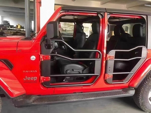 ชุดแต่งออฟโรดเหล็กสำหรับ Wrangler <span class=keywords><strong>JL</strong></span> สี่ประตู รุ่น Venom Spider Half-door พร้อมกระจกมองหลัง (2013-2018+) - Product Image 2