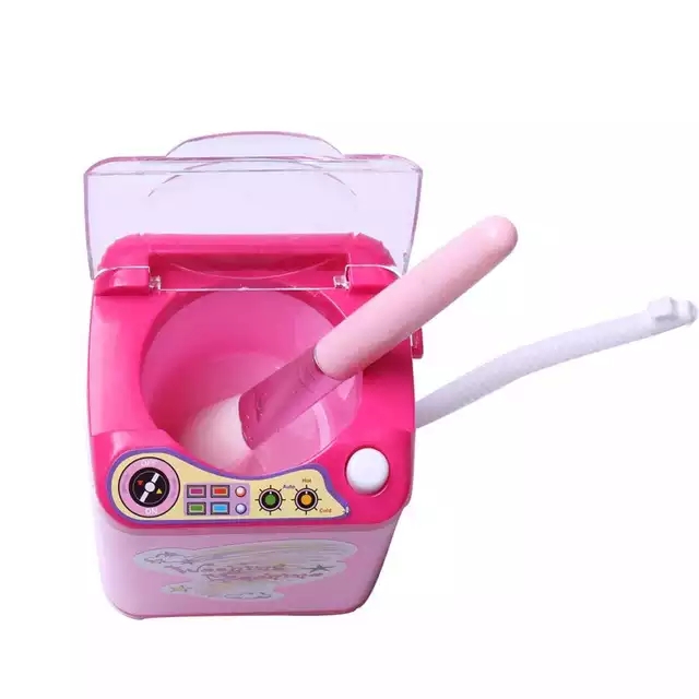 Máquina de lavado de belleza multifunción, limpiador de pinceles de maquillaje eléctrico automático