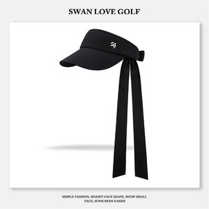 SWAN LOVE GOLF Sombrero de Golf para Mujer GPS SG2406 -2025 Verano Color Sólido Ala Extra Larga para Protección UV Efecto Adelgazante Ligero - Product Image 5