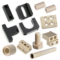 Support coulissant en nylon usiné CNC, résistant à la pression et à l'usure, pour accessoires de nacelle élévatrice télescopique