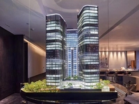 Maquette architecturale de style moderne et modélisation à l'échelle de bâtiments en 3D pour les projets de construction et la conception d'appartements