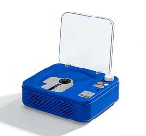 Lecteur CD portable rétro HIFI avec système audio USB MP3 pour la maison, la chambre, le bureau, cadeau, système audio de bureau - Product Image 5