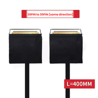 Kabel Layar EDP Koaksial 40-pin ke 30-pin dengan Jaket PVC dan Konduktor Tembaga untuk Layar LCD 4K hingga 1080P 2K 4-lane ke 2-lane
