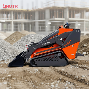 Harga Pabrik Mini Crawler <span class=keywords><strong>Loader</strong></span> Multifungsi Skid Steer <span class=keywords><strong>Loader</strong></span> Mesin Pemindah Tanah Track Bucket Bertenaga Bensin - Product Image 6