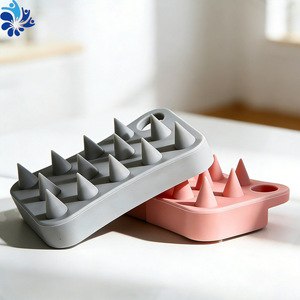 Cepillo de silicona para masaje del cuero cabelludo con cerdas suaves para el cuidado del cabello y la relajación - Product Image 4