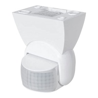Capteur de mouvement infrarouge PIR Gamme moderne 12m Blanc IP65