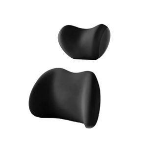 Aviation-Grade Memory Foam Sports Massage <b>Car</b> <b>Seat</b> Headrest Cushion Comfort Neck <b>Pillow</b> Lumbar Support Ventilation Cotton - Product Image 4