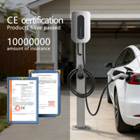 Station de recharge pour véhicules électriques 7kW 11kW 22kW 32A 230V 400V OCPP APP Wi-Fi 4G Niveau 3 Type 2 Type 1
