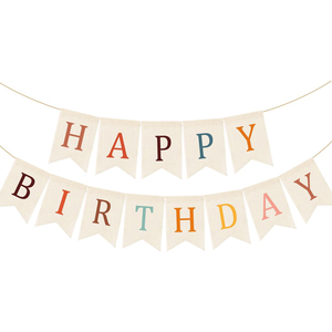 Birthday Party Triangular String Flag Birthday Party Banner with Triangular String Flag <strong>Alphabet</strong> Pulling Flag for Celebrations - Product Image 3