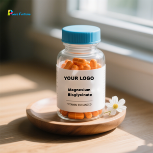 Cápsulas de bisglicinato de magnesio 100% Suplemento alimenticio de absorción máxima quelada - Product Image 1