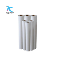 PO-TRY personnalisé 1.6m imprimé sublimation rouleau papier de transfert 45gsm 60gsm colorant transfert de chaleur produit des fabricants