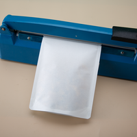 Doypack biodégradable compostable structure composite insert inférieur PLA papier joint sac collation haricot nourriture sèche fermeture éclair debout pochette