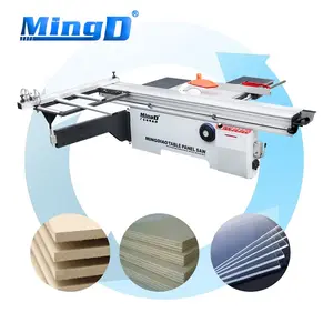 MINGD MJ-45 45 도 저렴한 패널 테이블 톱 기계 목공 슬라이딩 테이블 톱 기계 판매에