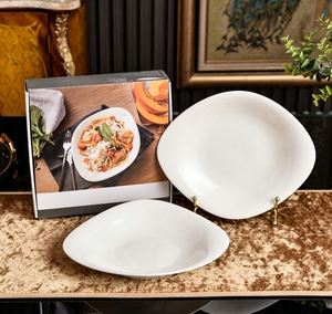 Petit ensemble de moules à tarte en porcelaine écologique, 4 pièces, mini-ramequins pour tartes et quiches - Product Image 3
